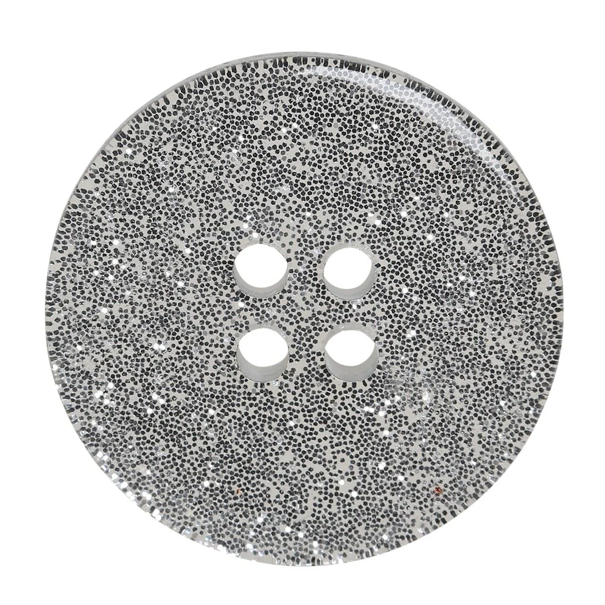 Glitter Buttons – Silver - Multiple sizes - Image 4