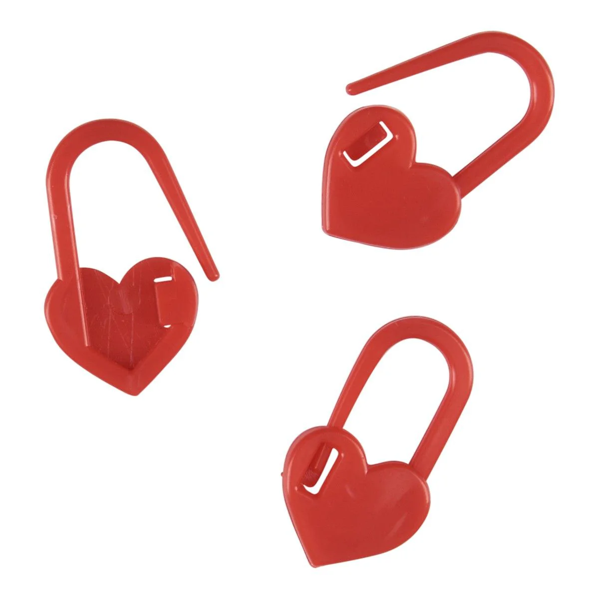Stitch Markers w/lock – Heart - Image 2