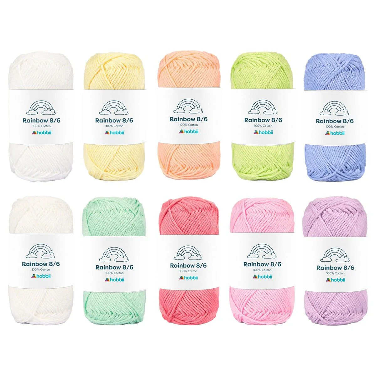 Rainbow Cotton 8/6 Color Pack - Image 12
