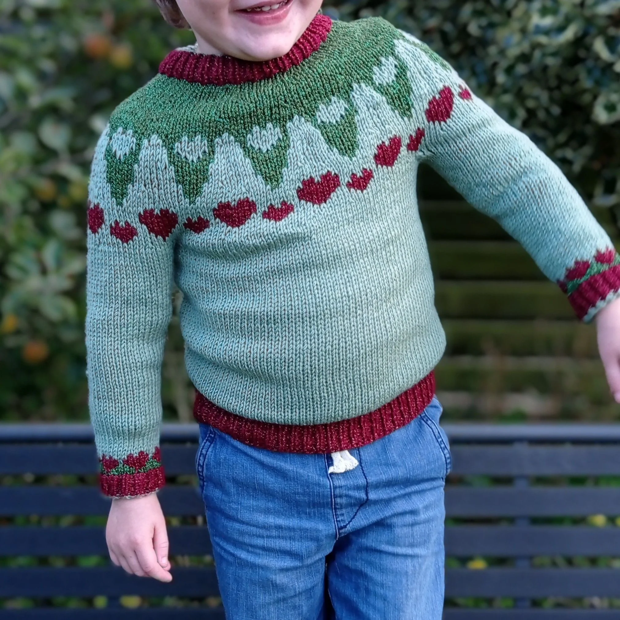 XmasHearts - Children’s Sweater