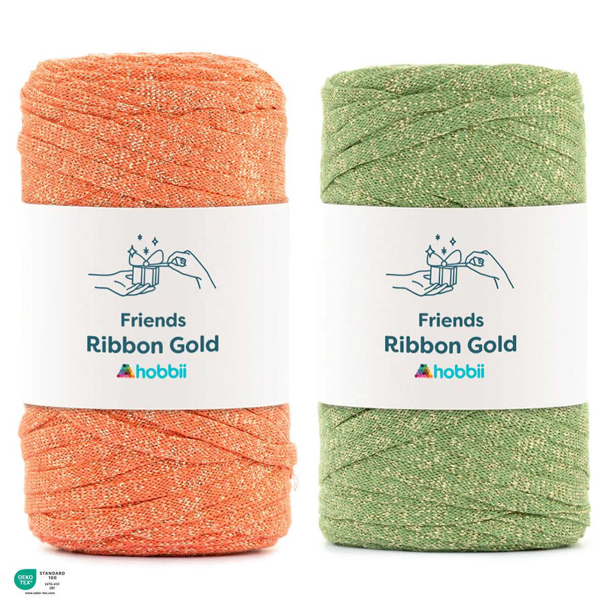 Friends Ribbon Gold