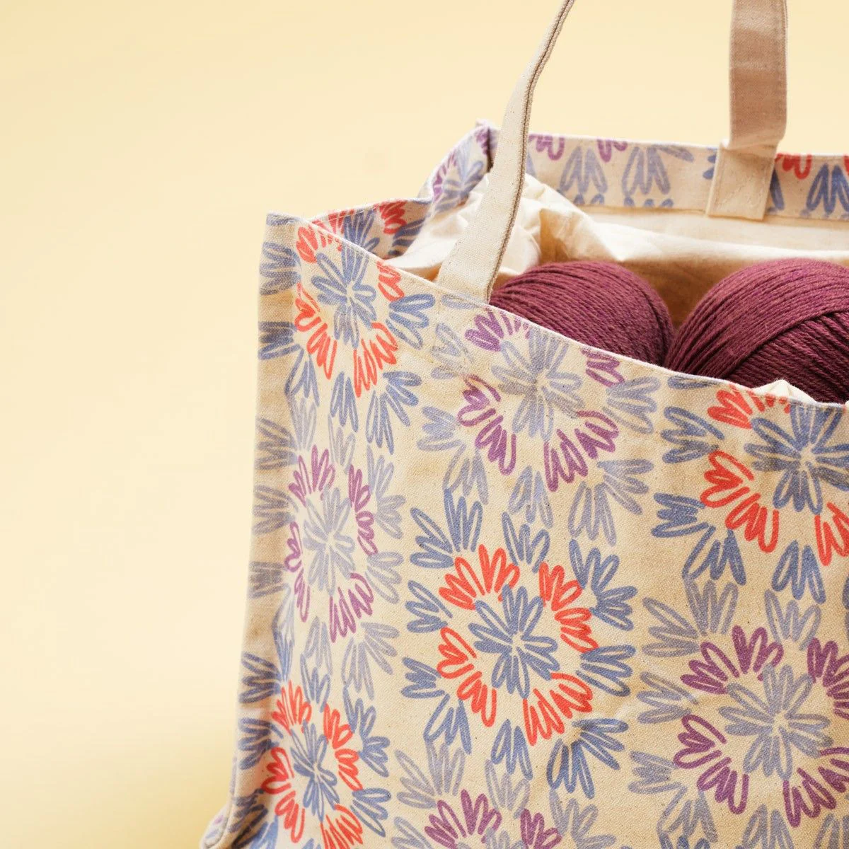 Canvas Drawstring Shopper - Image 3