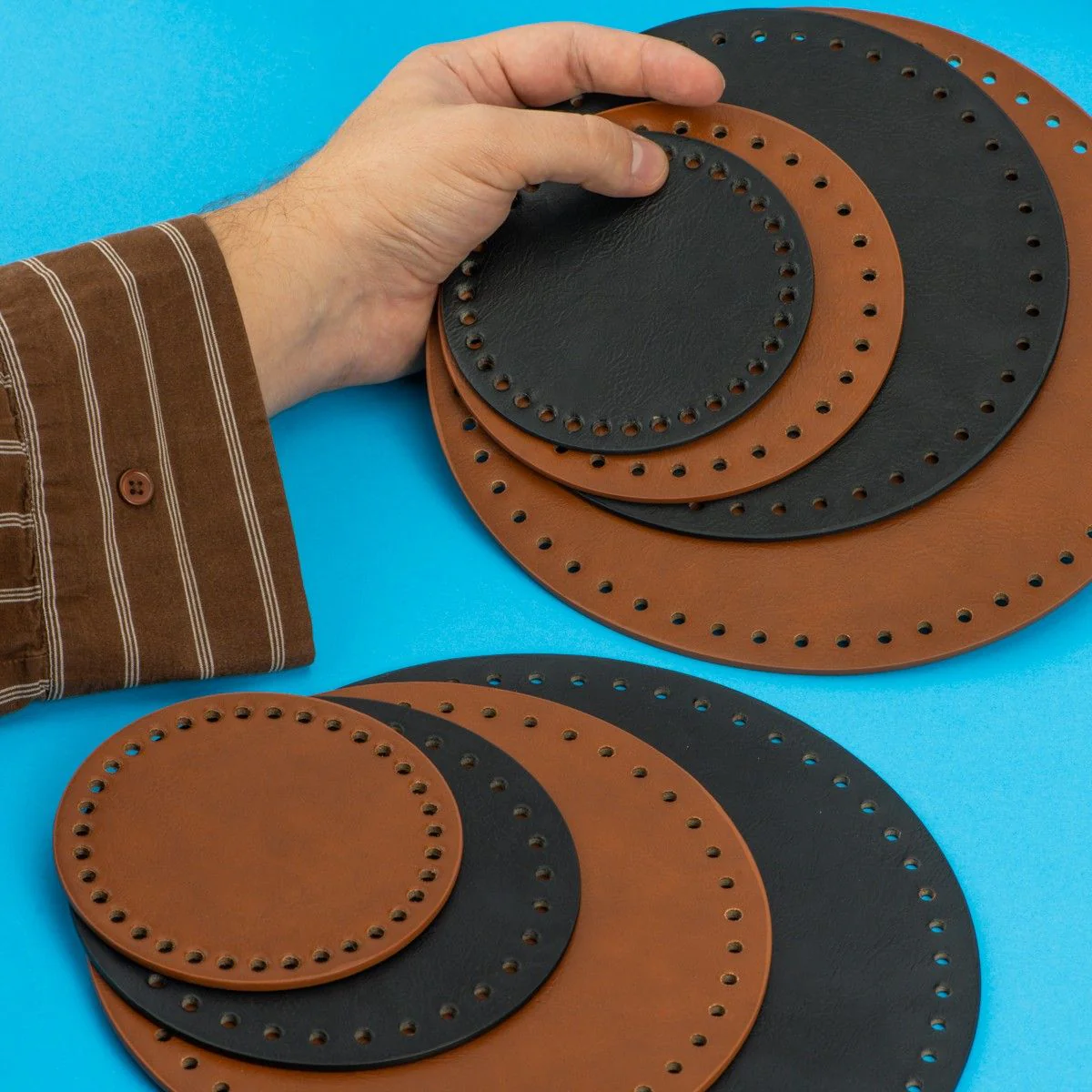 Bag bottom / Basket bottom - Round - 15 cm (5.9 in) - Image 4