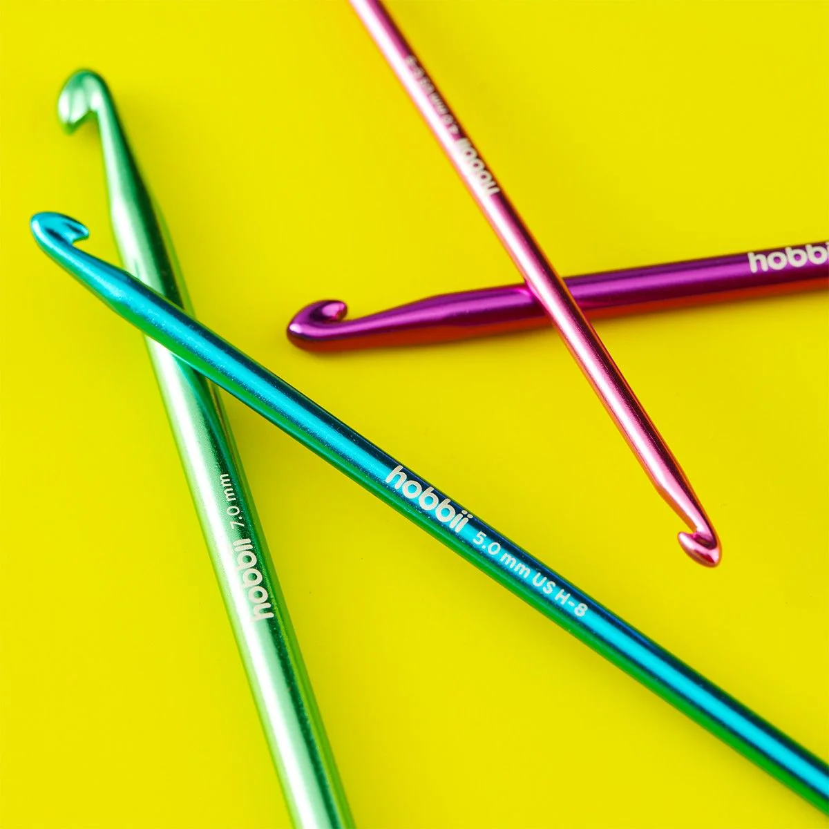 Alu Double Ended Tunisian Crochet Hook Set - 28 cm - Image 5