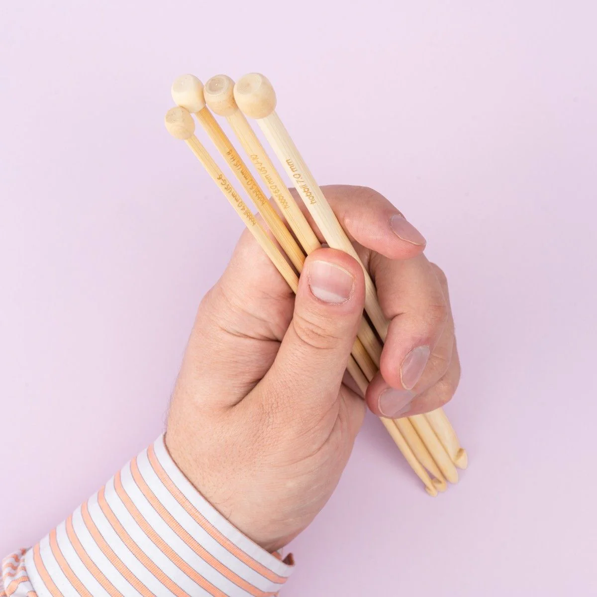 Bamboo Tunisian Crochet Hook - 25 cm (9.8 in) - Image 2