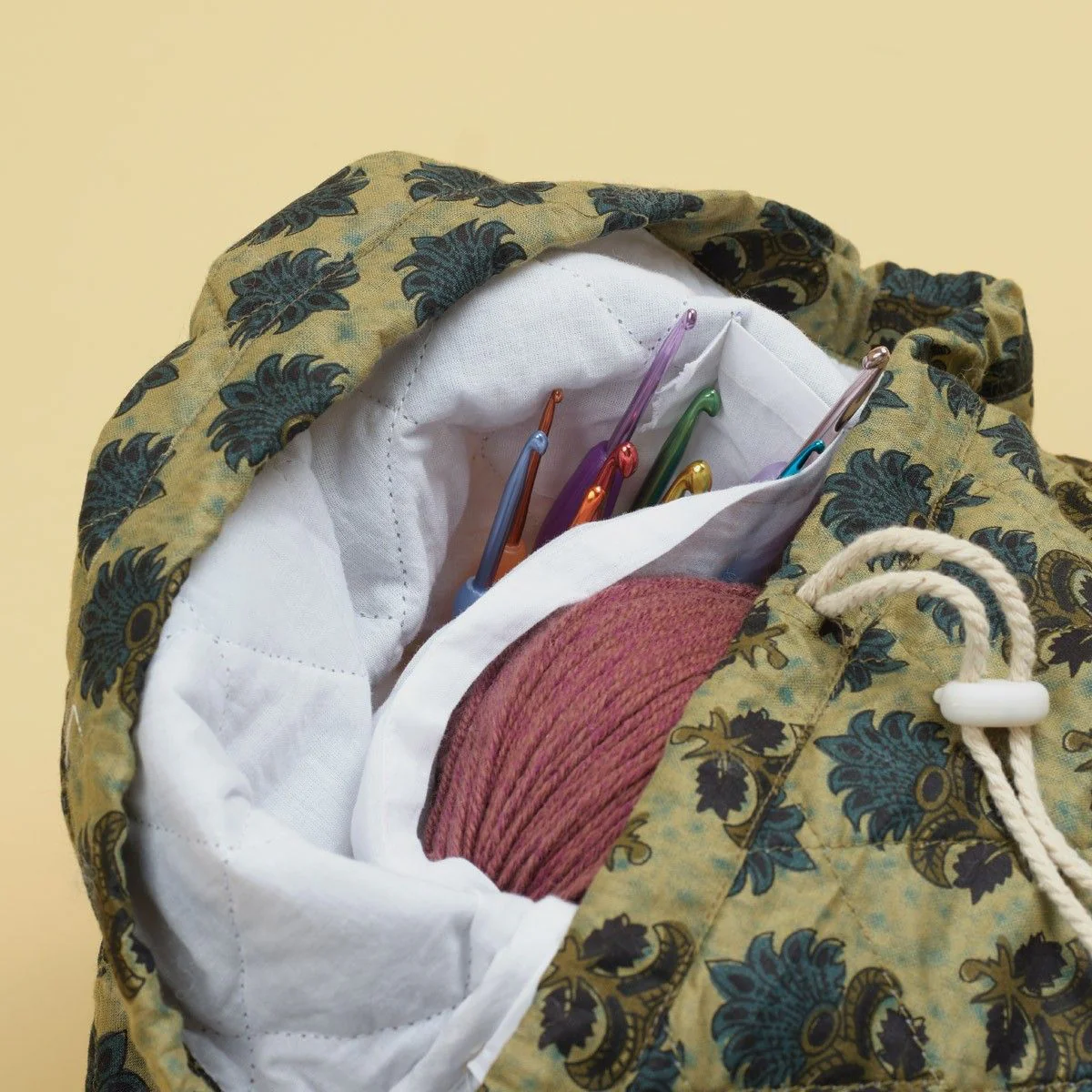 Quilted Bucket Bag - Image 2