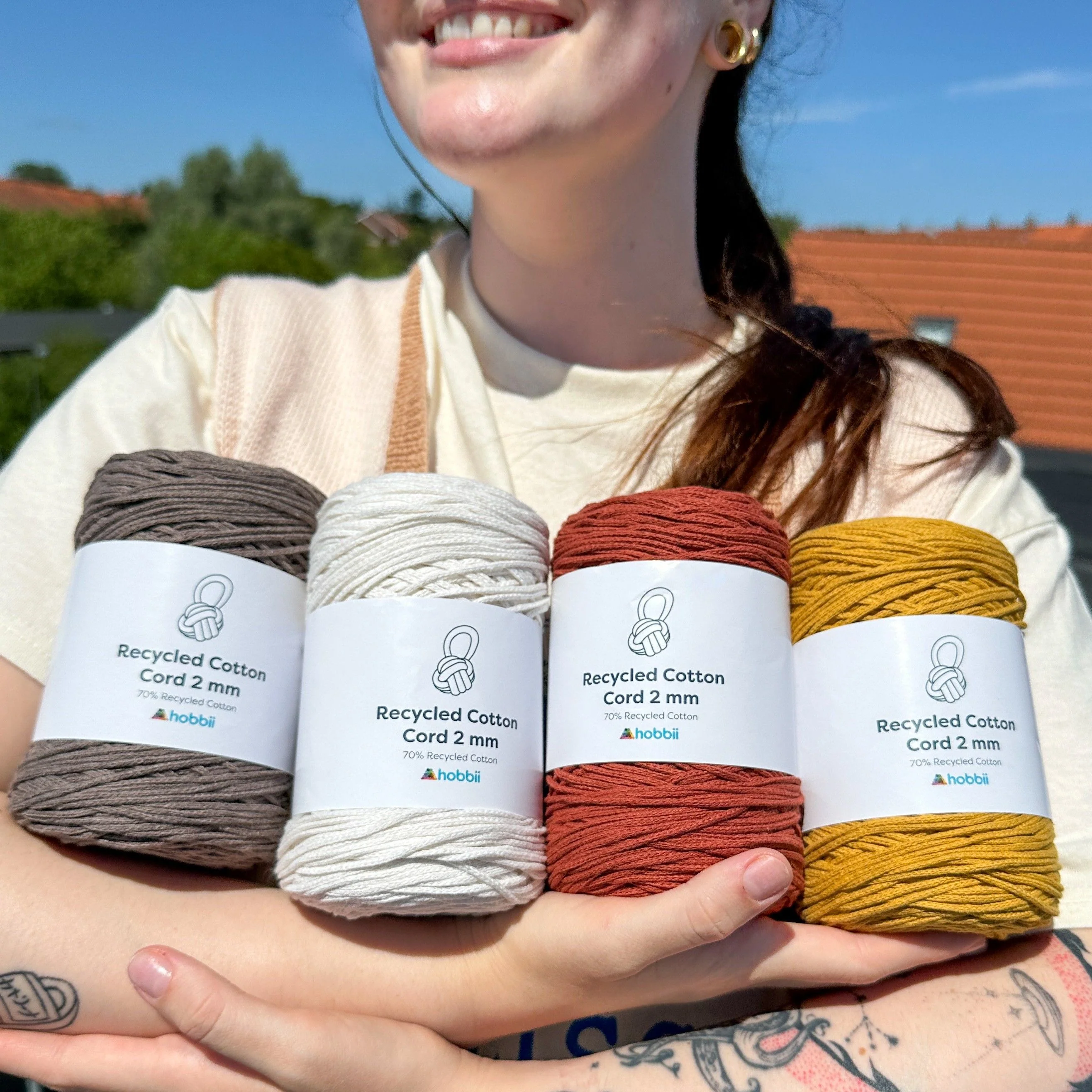 Recycled Cotton Cord (2 mm - 0.7 in) - Image 2