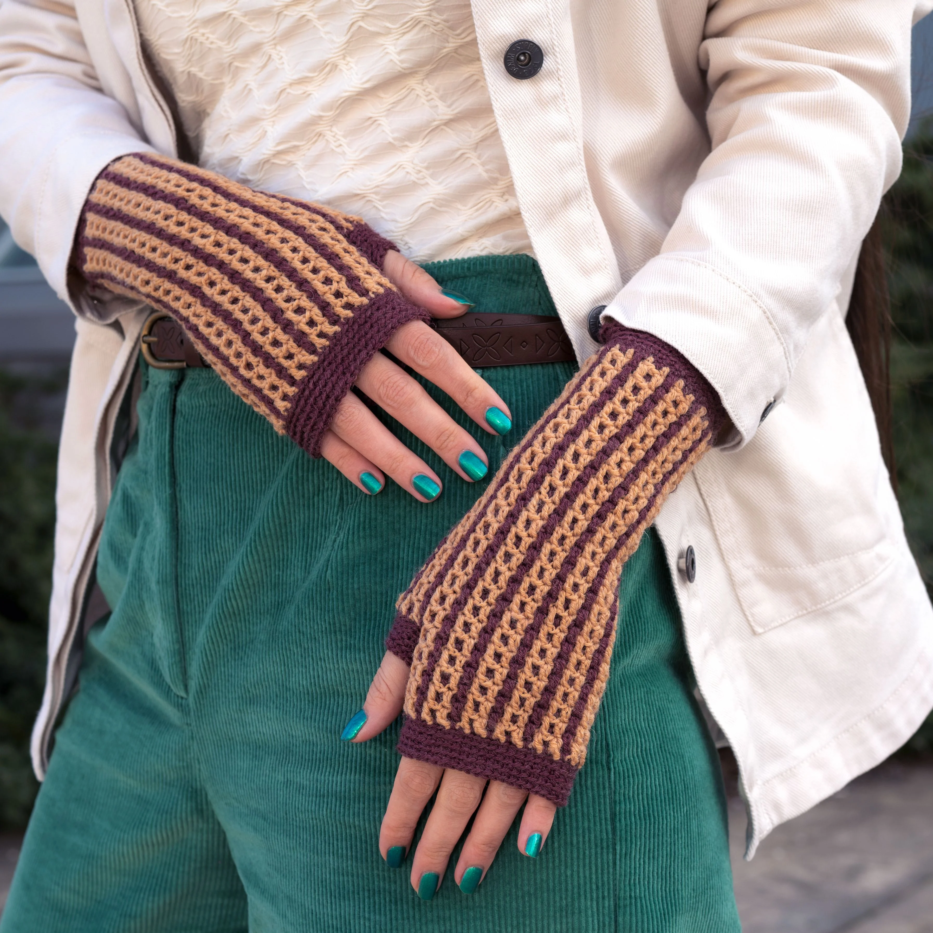 Kaleidoskope - Fingerless Mittens - Image 3